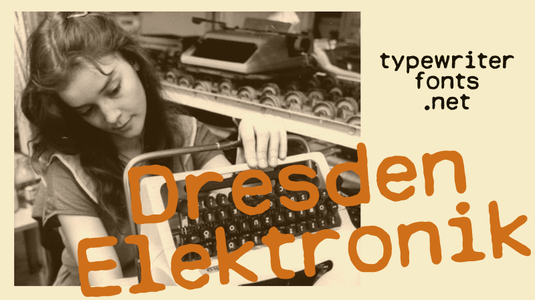 Dresden Elektronik font